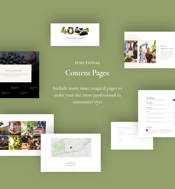 Passo Bosco is a Wine & Winery WordPress