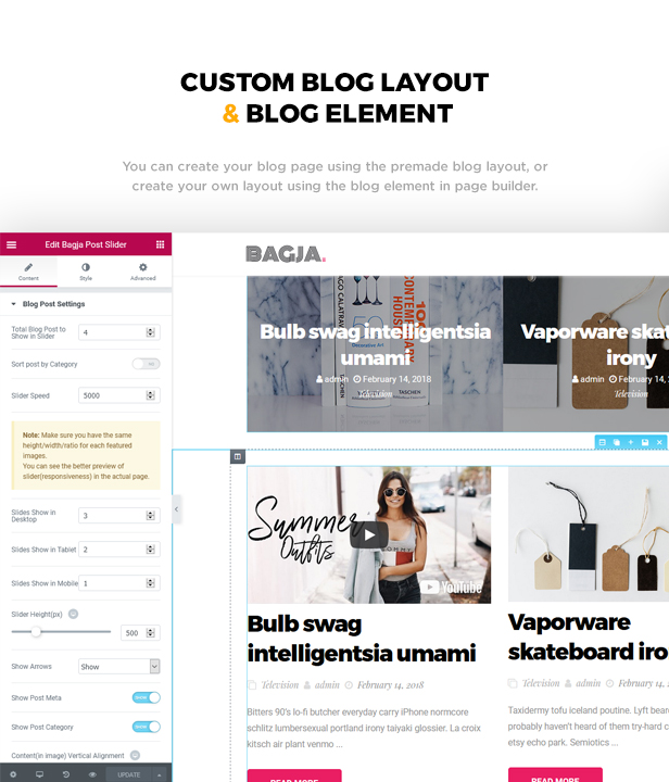 Bagja - Responsive Multi Concept & One Page Portfolio Theme - 2