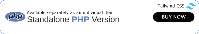 PHP Tailwind CSS Admin Panel Template