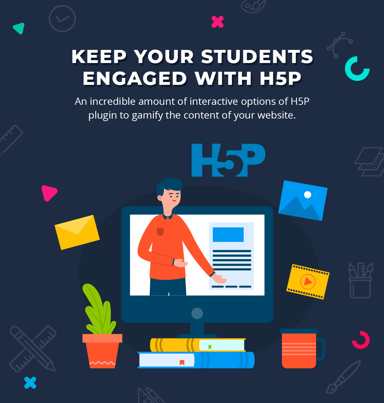 Education WordPress Theme H5P Integration