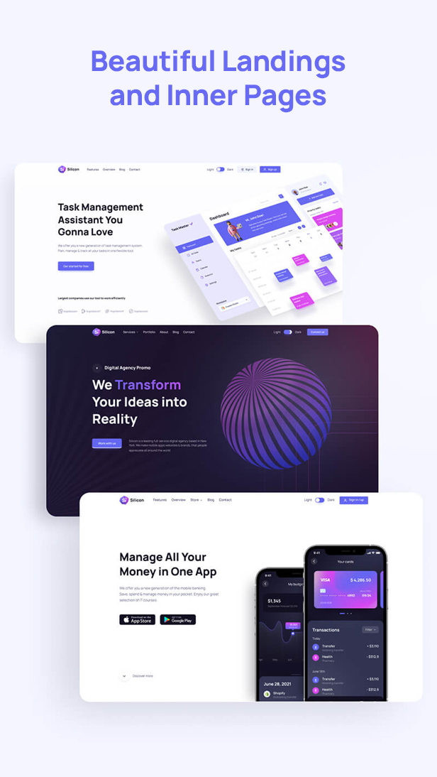 Silicon - Multipurpose Technology WordPress Theme - 7