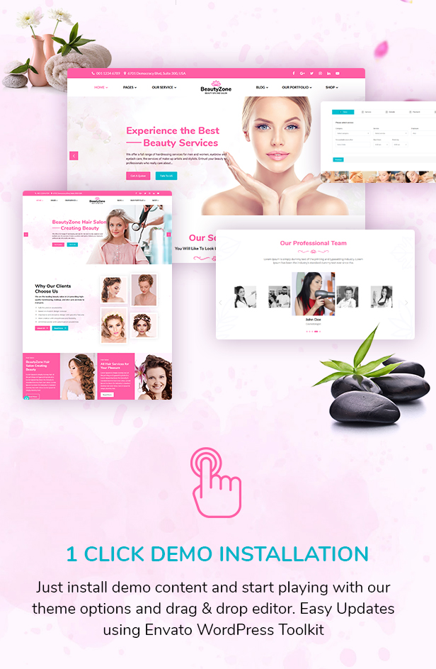 BeautyZone: Beauty Spa Salon WordPress Theme 