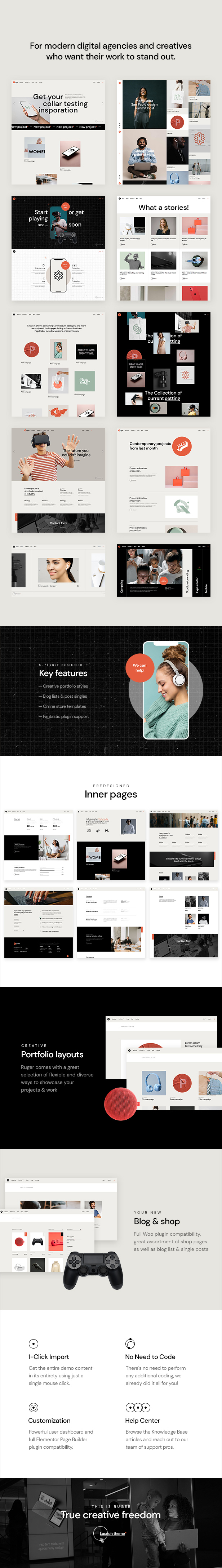 Ruger - Digital Agency and Portfolio Theme - 2