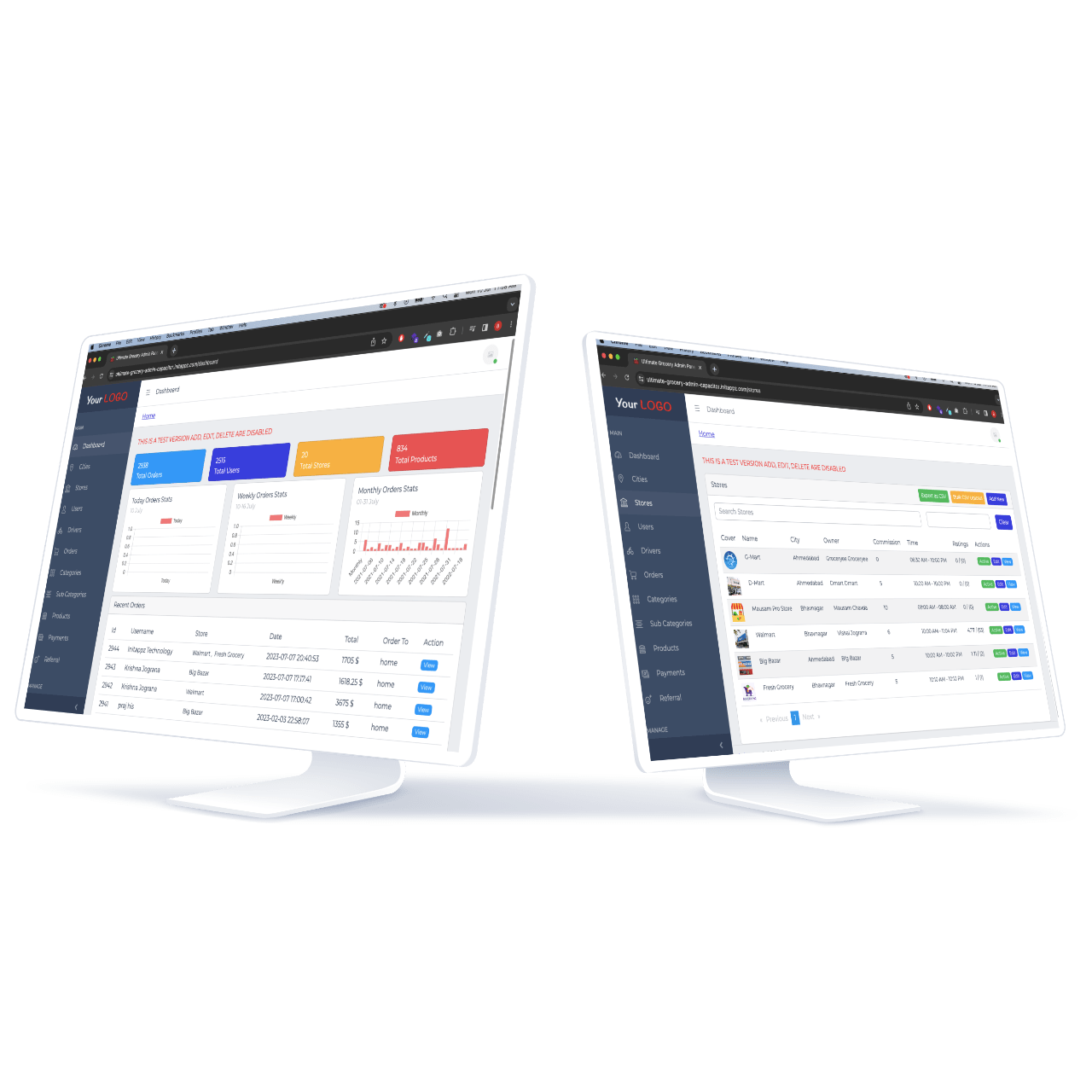 grocery / delivery services / ecommerce multi vendors(android + iOS + website) flutter 3 / laravel - 20