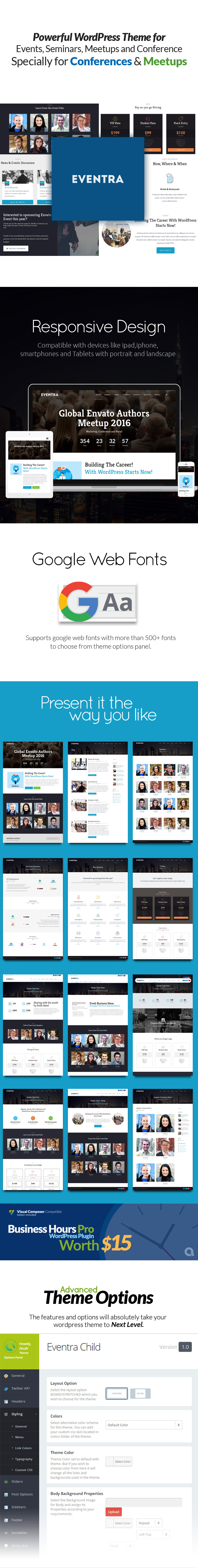 Eventra - Seminar, Meetups & Conferences WordPress Theme - 5