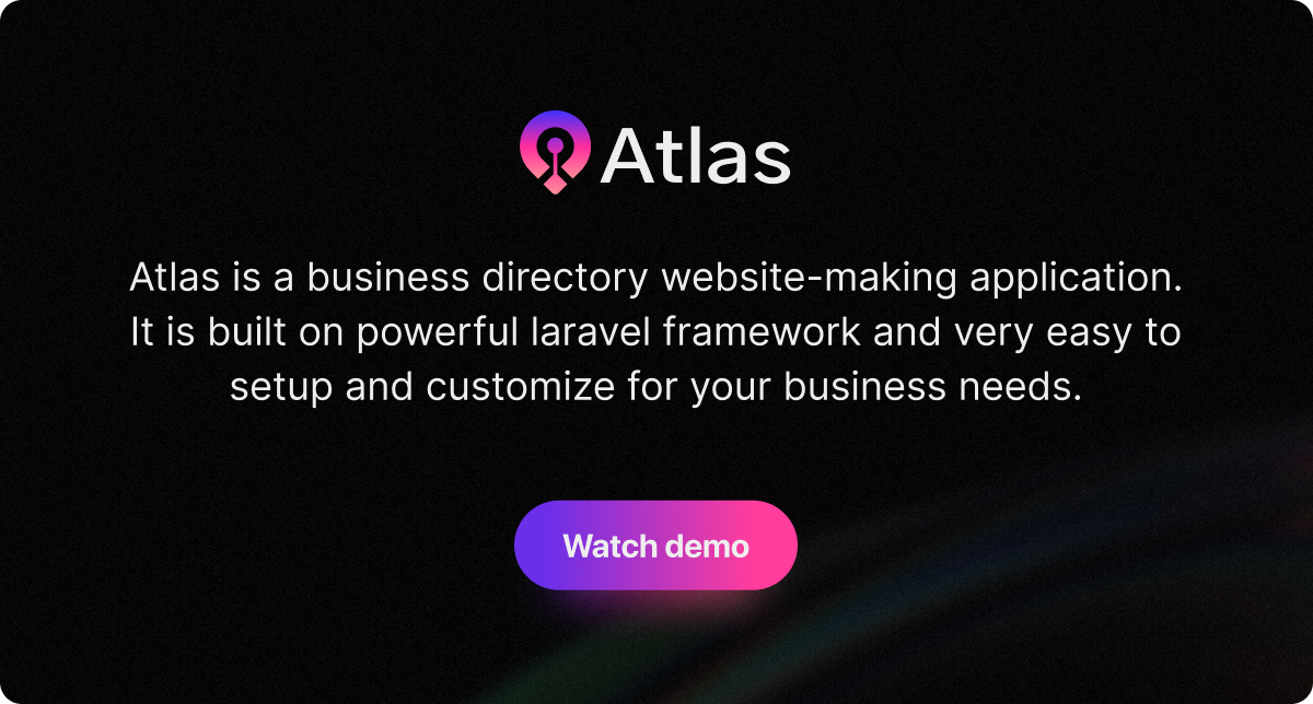 Atlas Laravel Business Directory Listing - 4