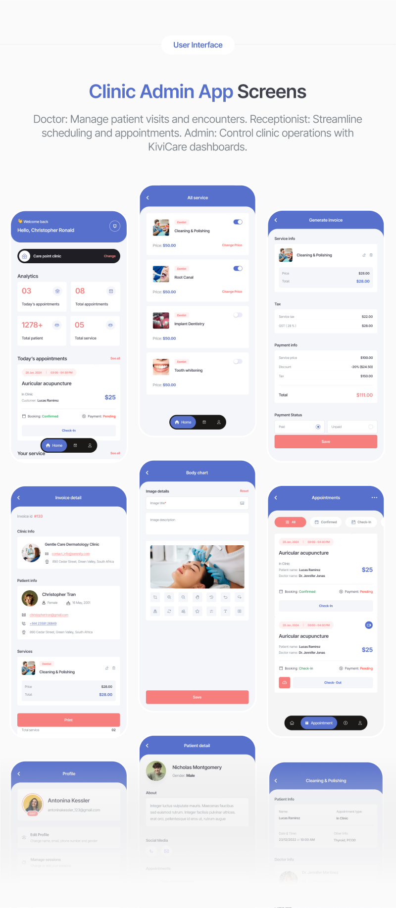 KiviCare - Complete Clinic Management System | Laravel & Flutter - 21