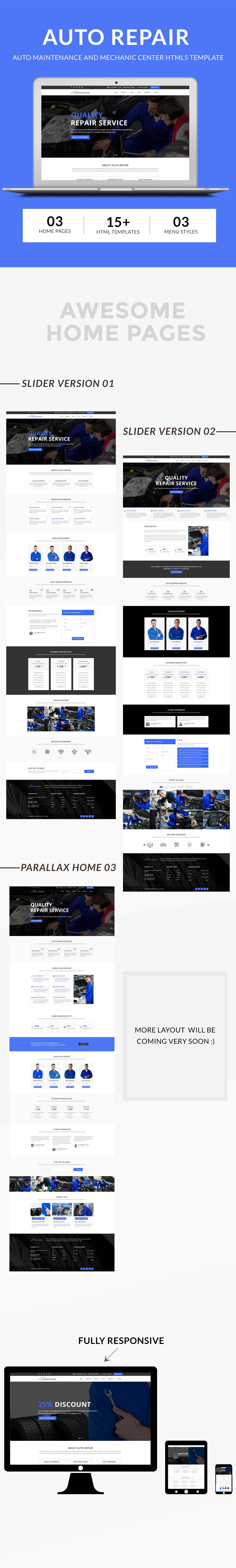 Auto Repair - Maintenance and Mechanic Center HTML5 Template - 4