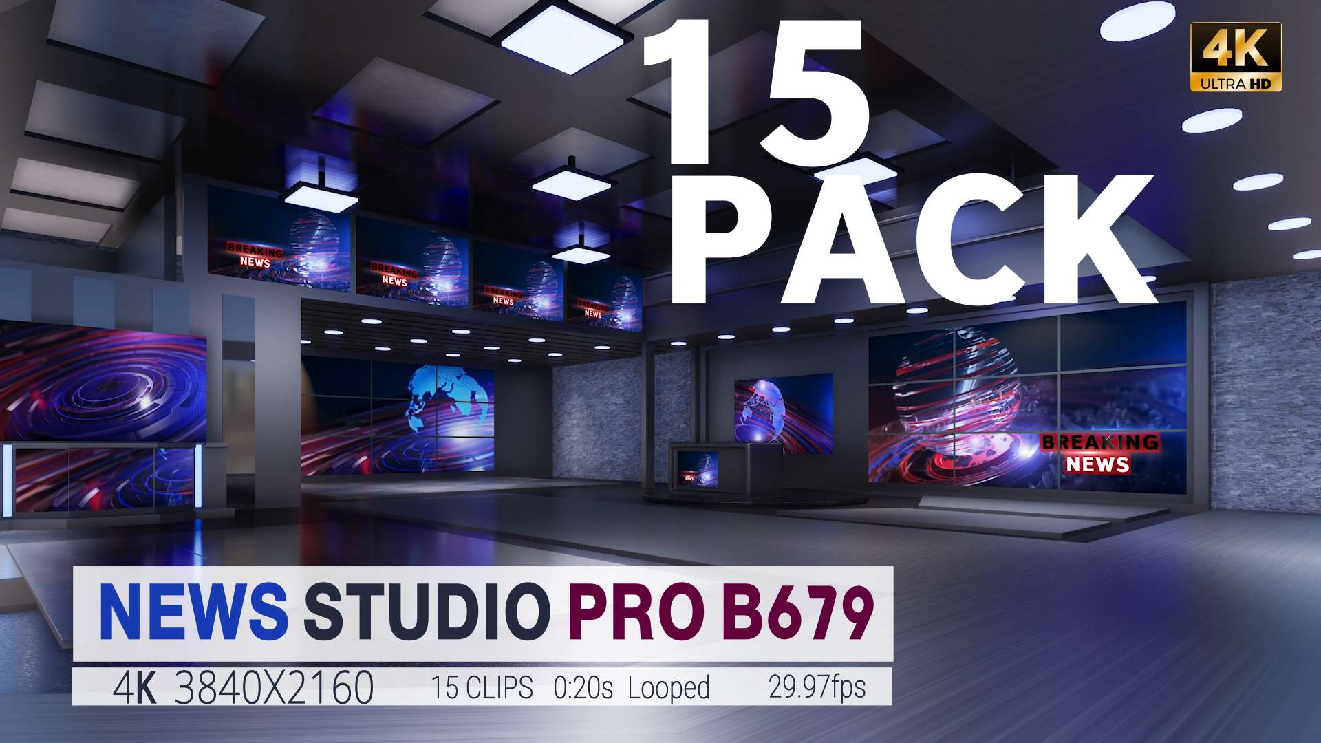 3d Virtual Tv Studio News R168 By Mus Graphic Videohive
