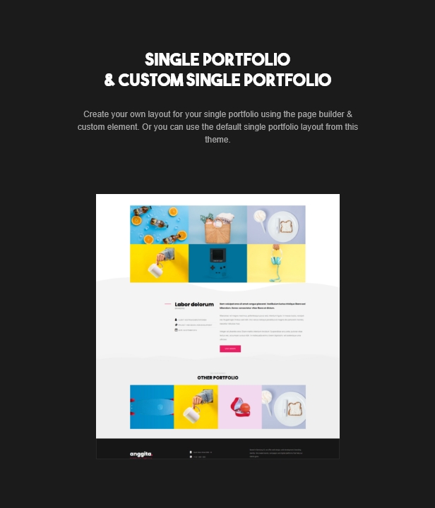 Anggita - One Page Portfolio Theme - 5