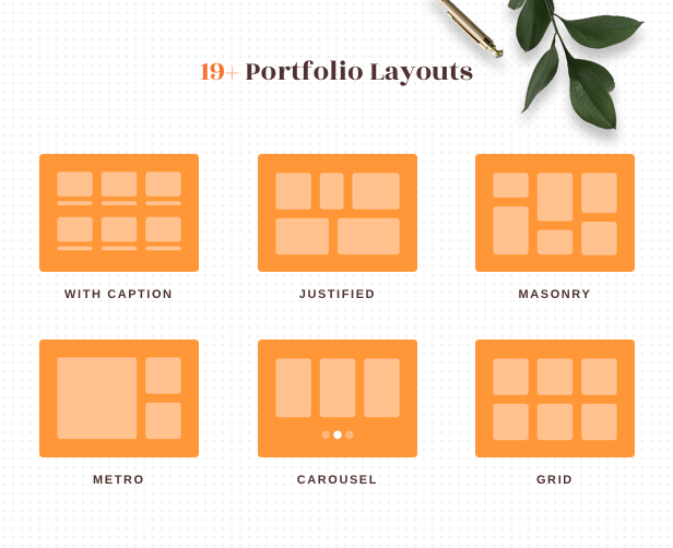Vintage Retro Multipurpose Wp Theme - 19+ Portfolio Layouts