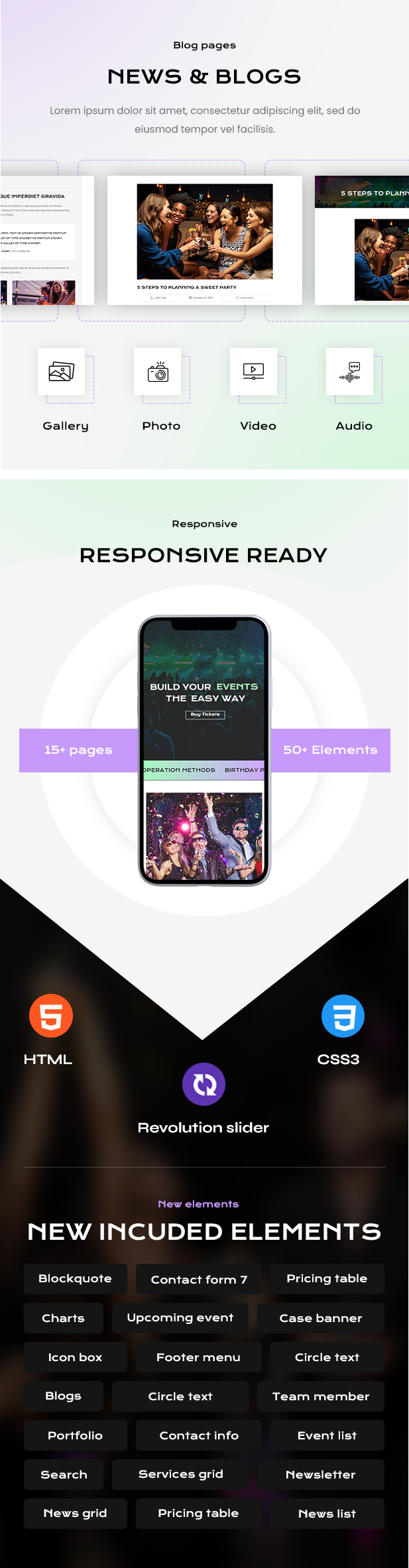 Planwey HTML Template