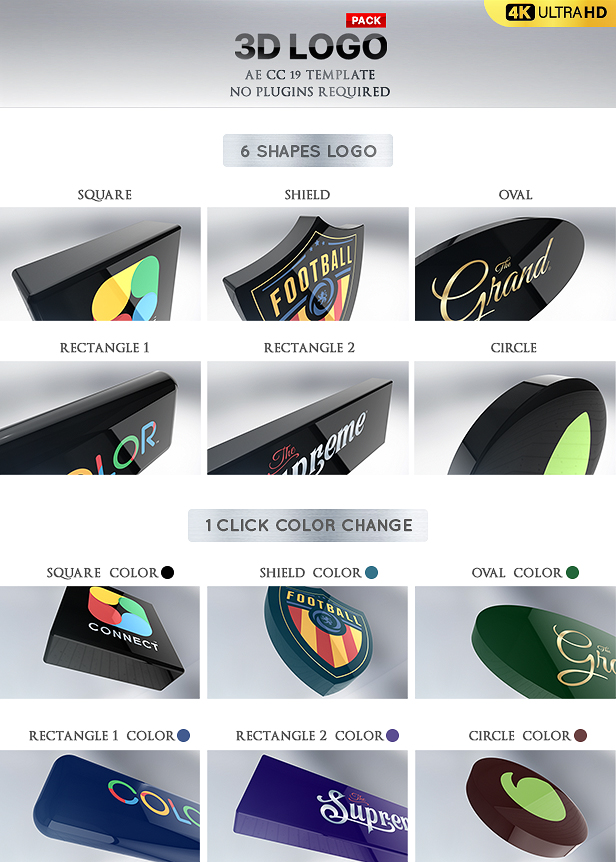 3D Logo Pack - 1