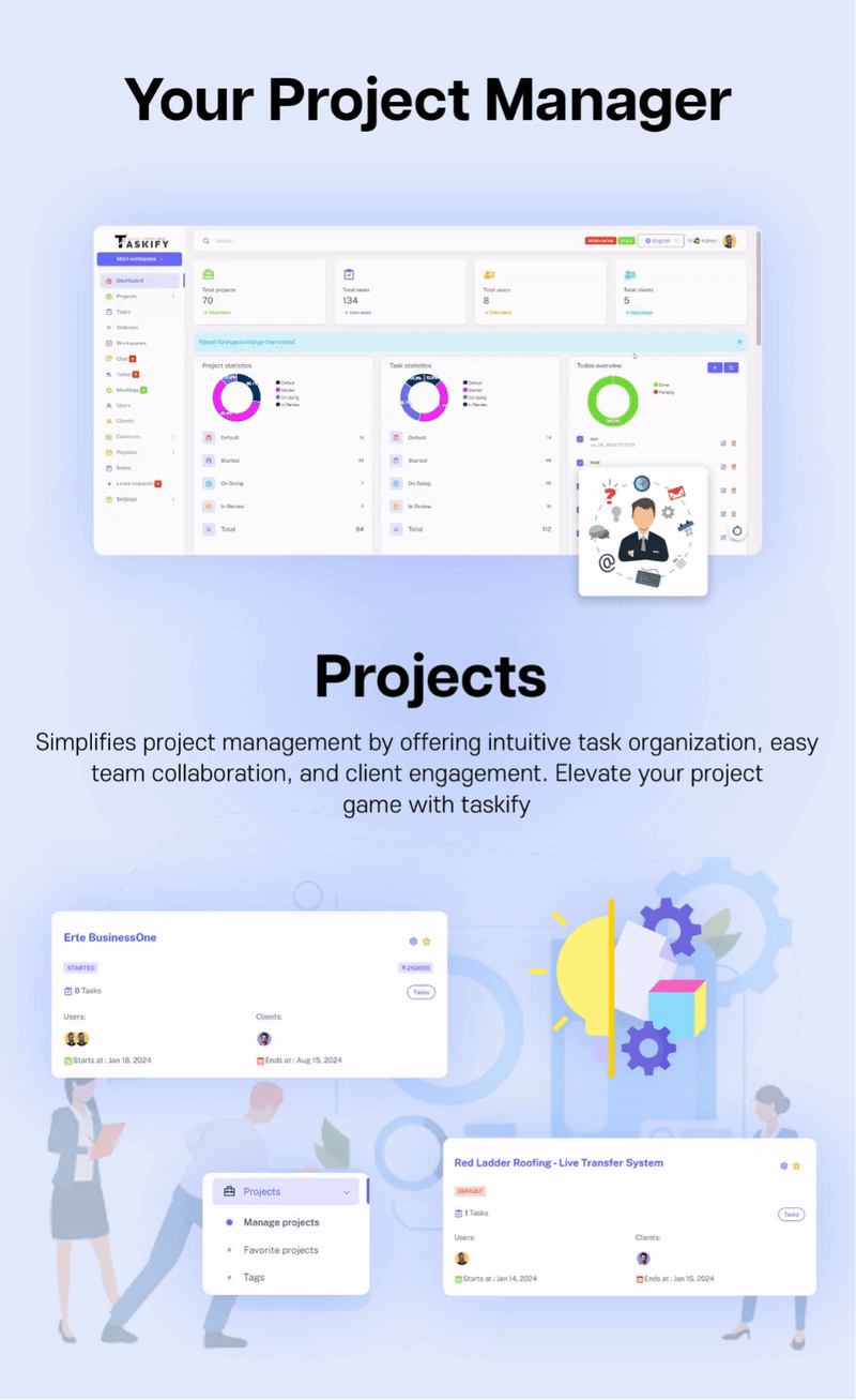 Taskify - Project Management, Task Management System