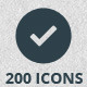 200 Web Icons