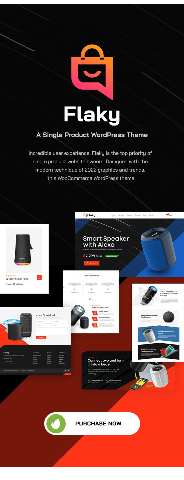 Flaky - Single Product WooCommerce Theme - 2