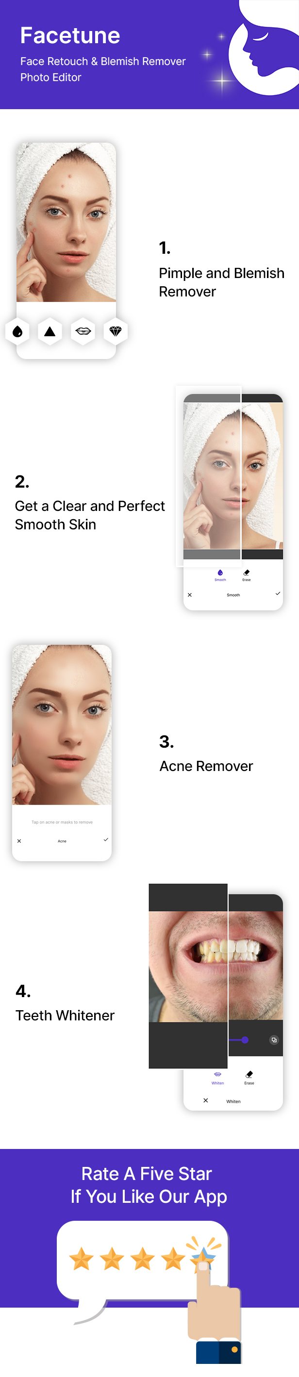 Facetune - Face Retouch & Blemish Remover Photo Editor with Admob Ads - 6