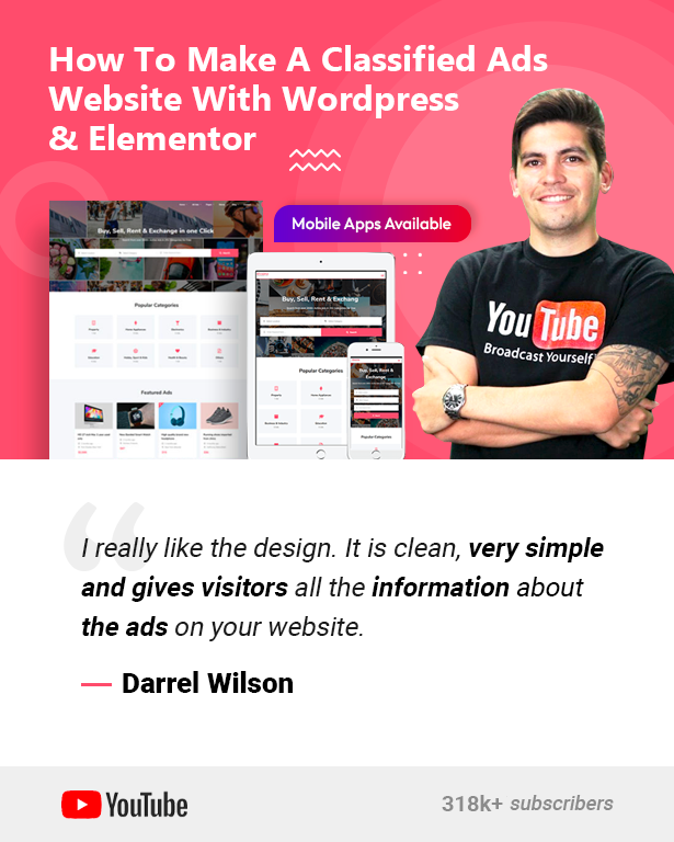 Classified ads WordPress Theme