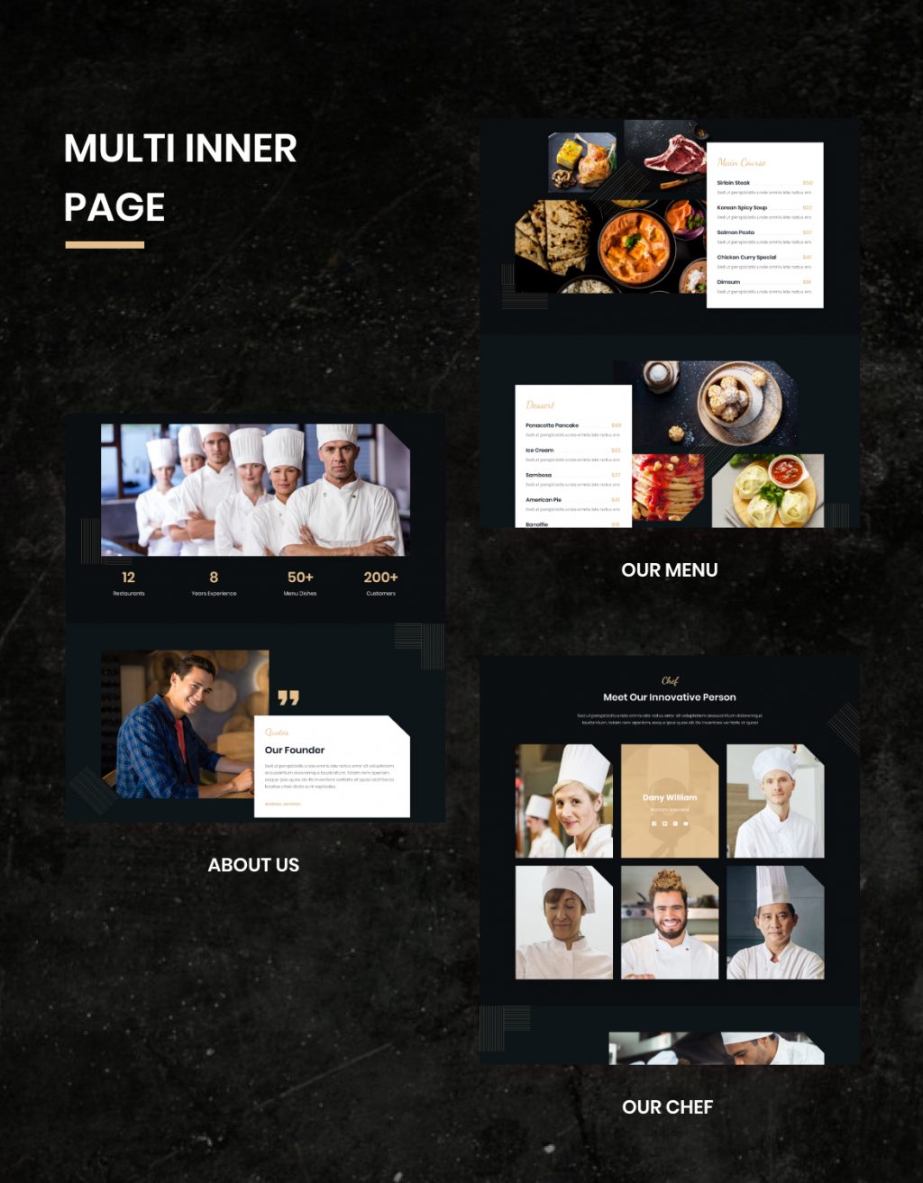 Lezzatos | Restaurant and Cafe for Adobe XD - 2