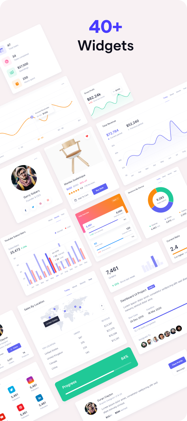 StrikingDash - HTML Admin Dashboard Template - 9