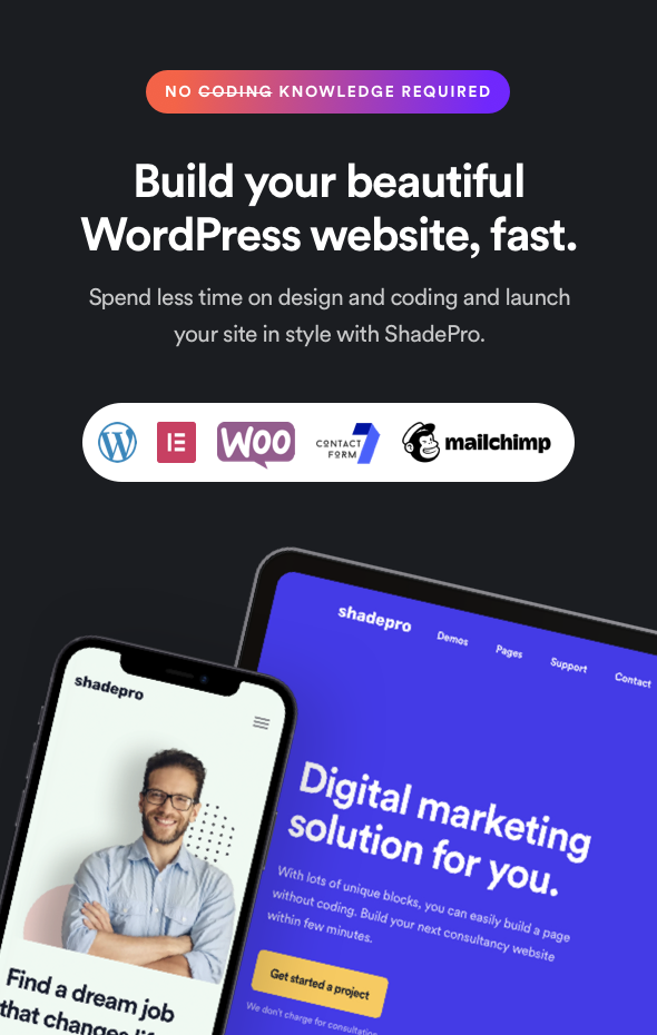 ShadePro - Multi-Purpose WordPress Theme - 3