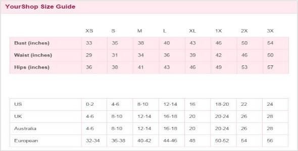 Size returns policy guide Prestashop Module