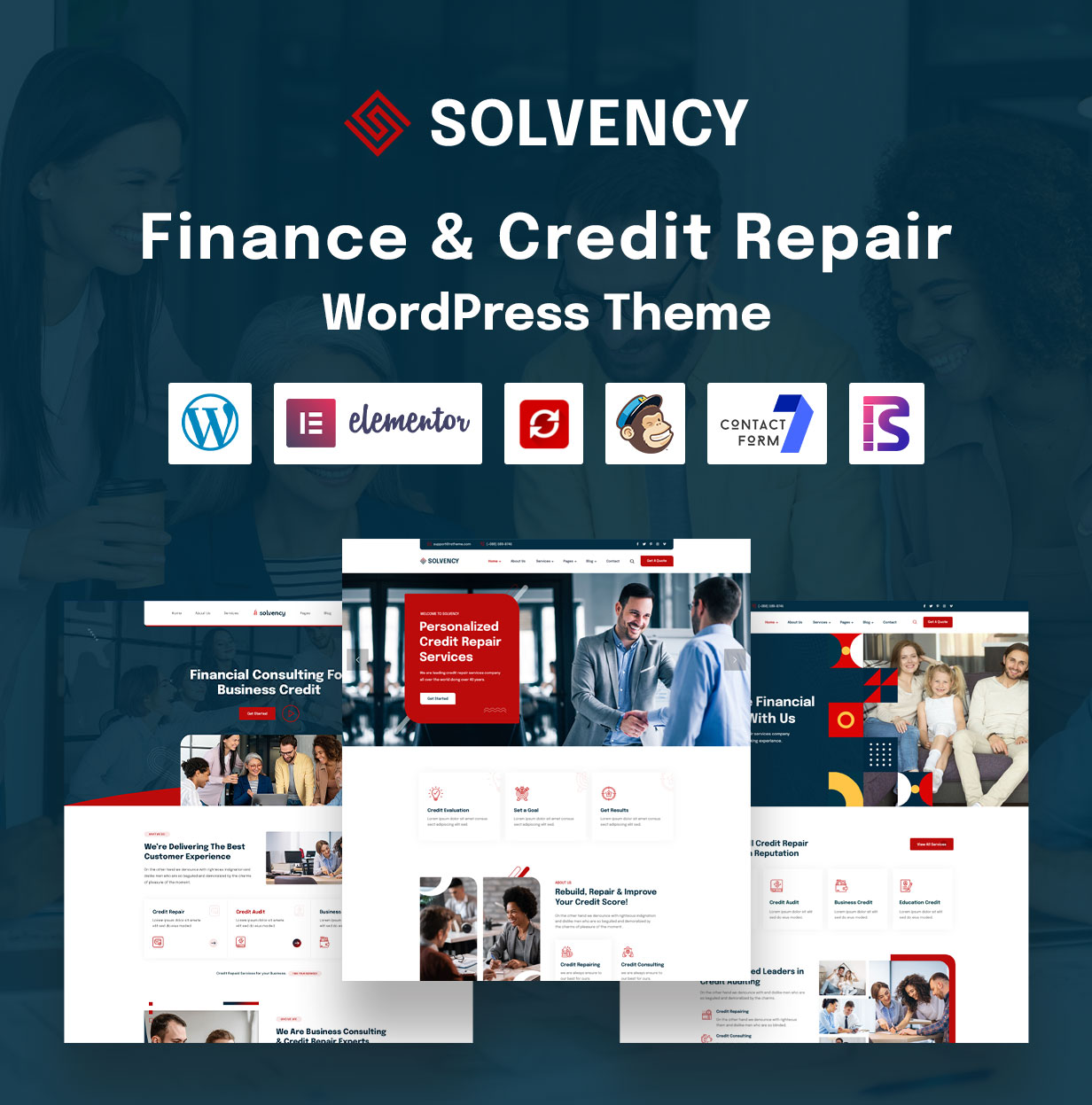 Solvency - Finance & Credit Repair WordPress Theme - 2