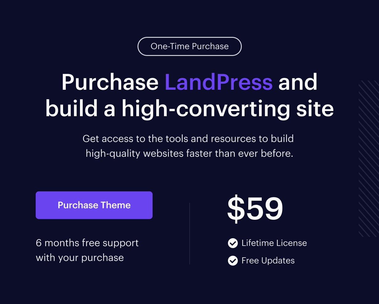 LandPress - Marketing Landing Page Elementor WordPress Theme