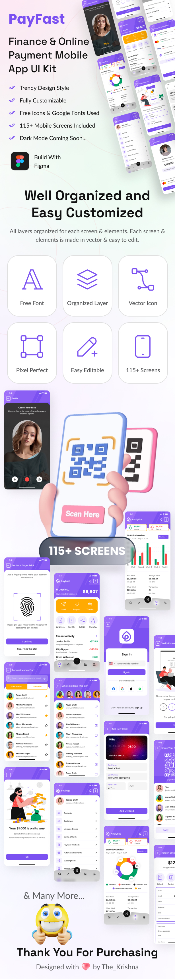 PayFast E-Wallet | Finance & Online Payment Mobile App UI Kit Figma Template - 2