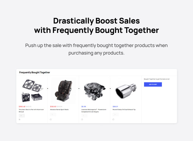 Autozpro Auto Parts WooCommerce WordPress Theme - Frequently Bought Together