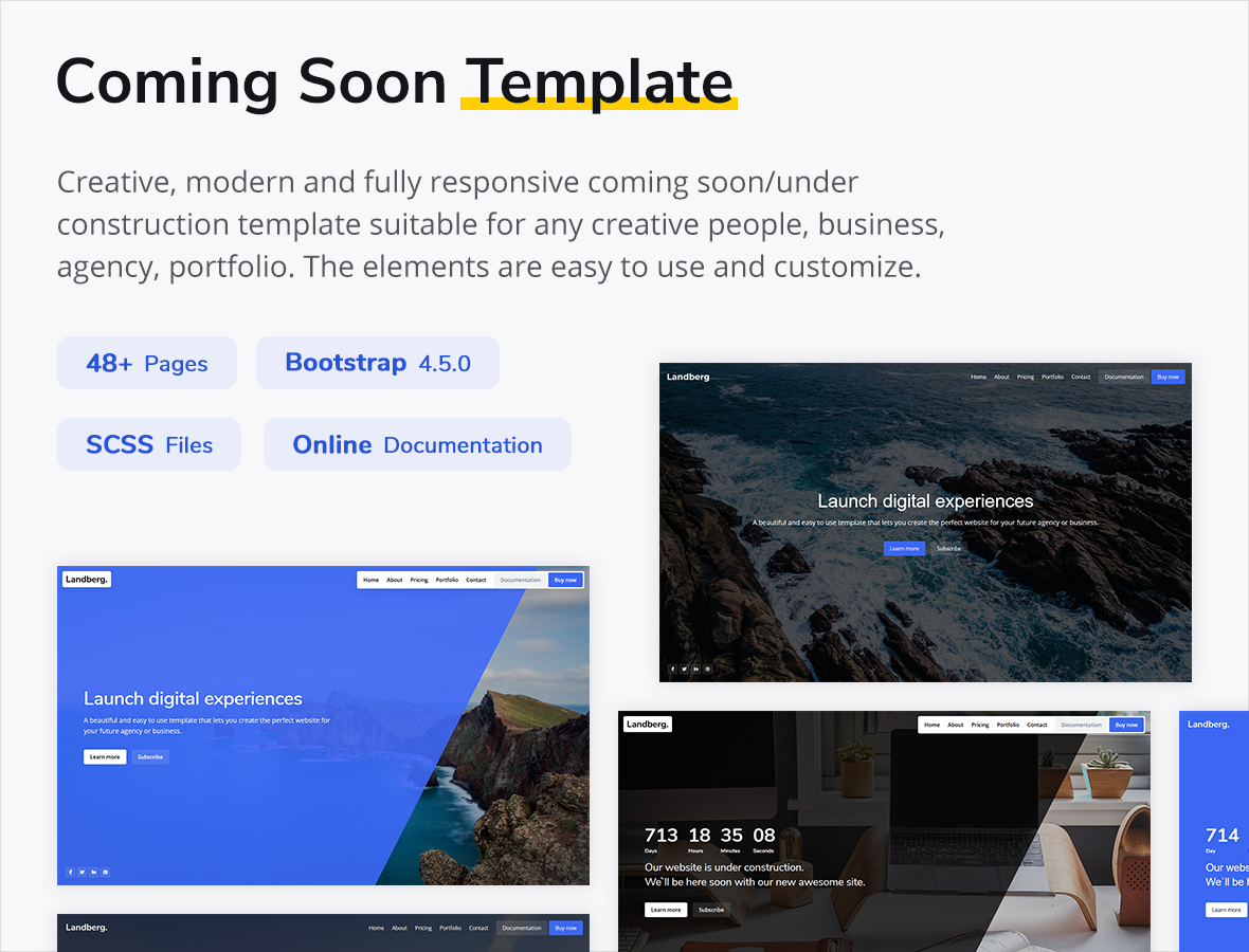 Landberg - Coming Soon Template