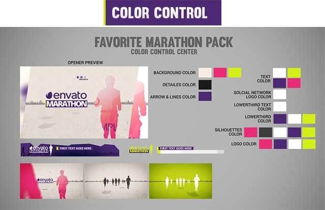 Favorite Marathon Pack - Free After Effects Templates | VideoHive 15875323
