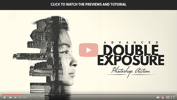 Advanced Double Exposure - Photoshop Action - 1