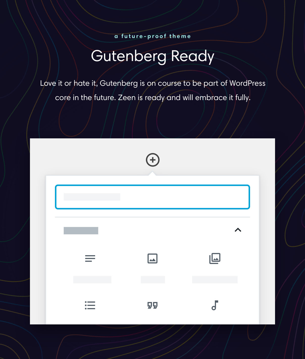 Gutenberg Ready WordPress theme