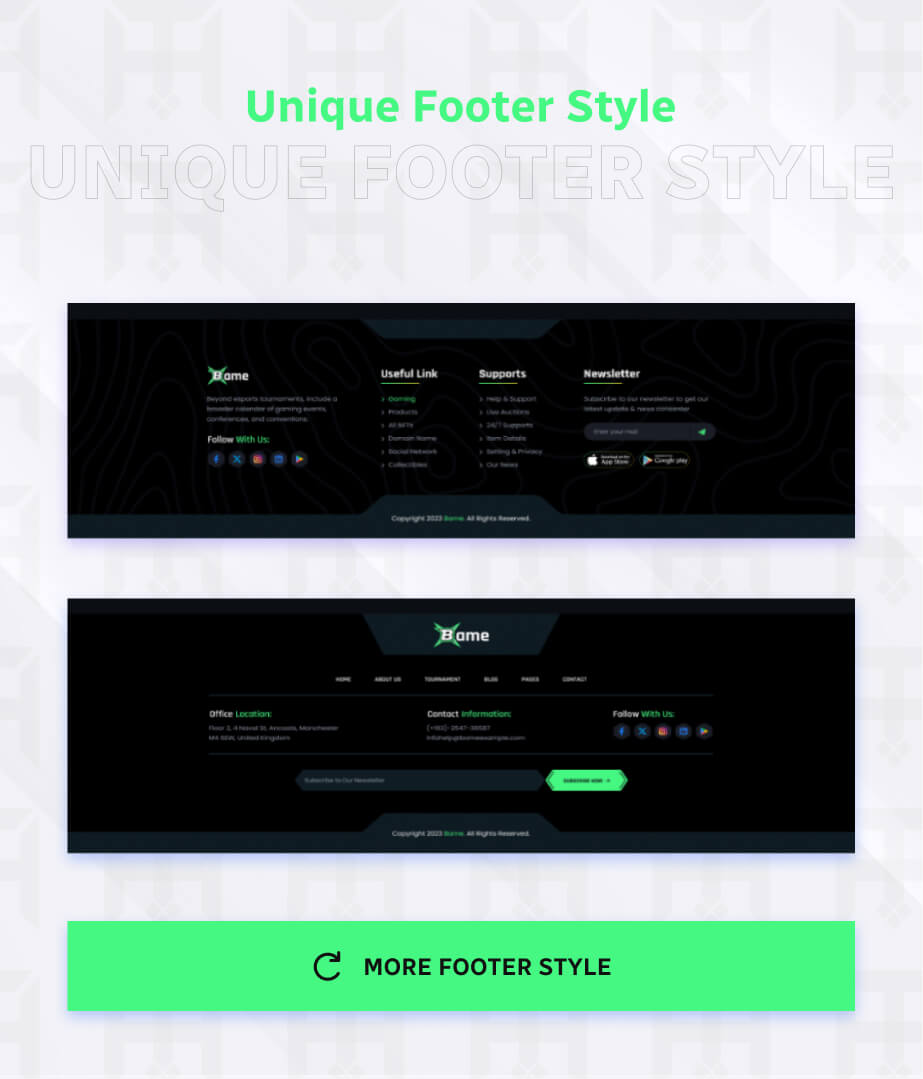 Bame - eSports and Gaming WordPress Theme