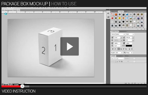 Package Box Mock-Up - 1