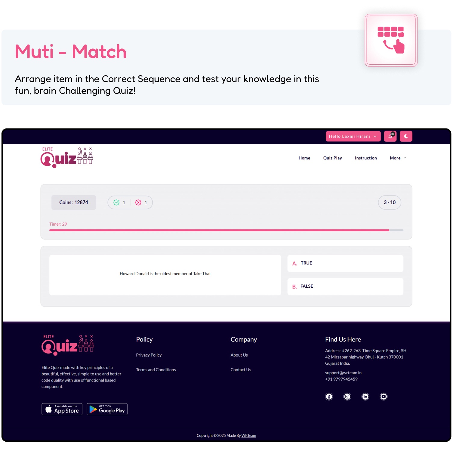 Elite Quiz - Trivia Quiz | Quiz Game - Web Version - 11
