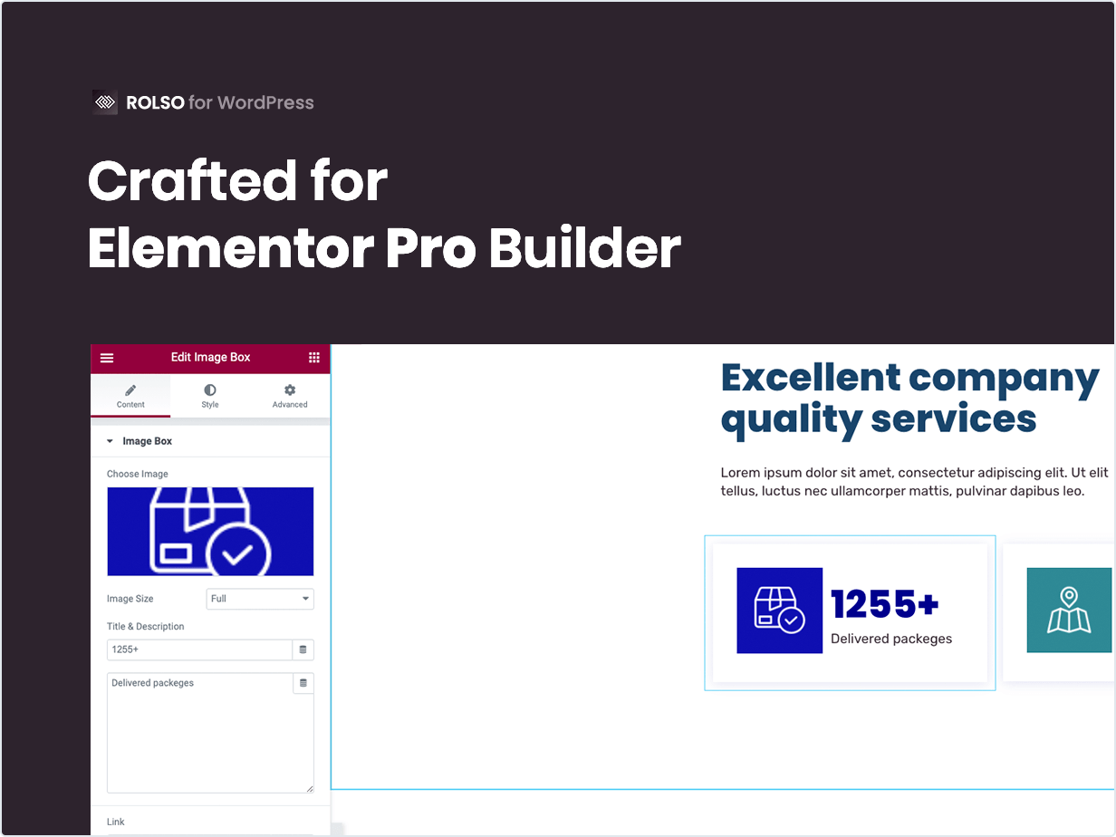 Crafted for Elementor Builder