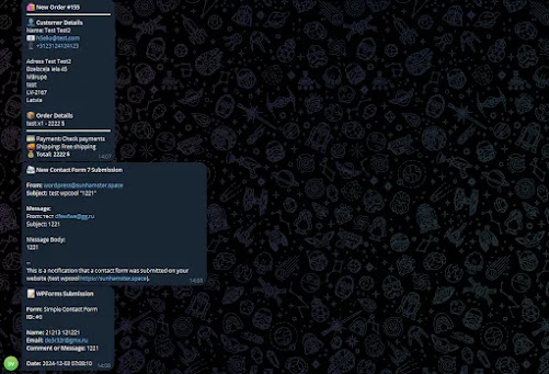 WPCool - Notifications from CF7, WooCommerce to WhatsApp, Telegram, Discord - 1