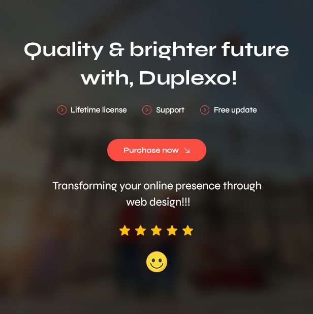 Duplexo construction WordPress Theme
