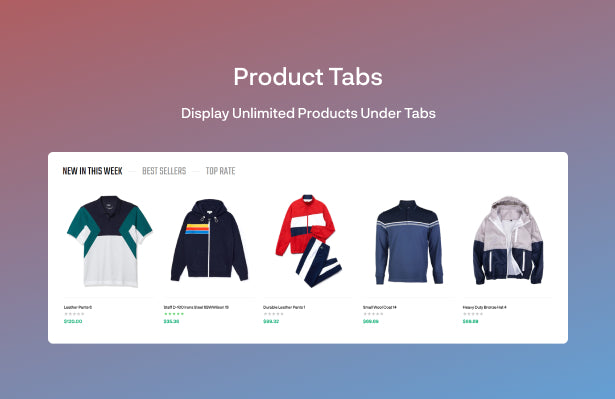 Product Tabs