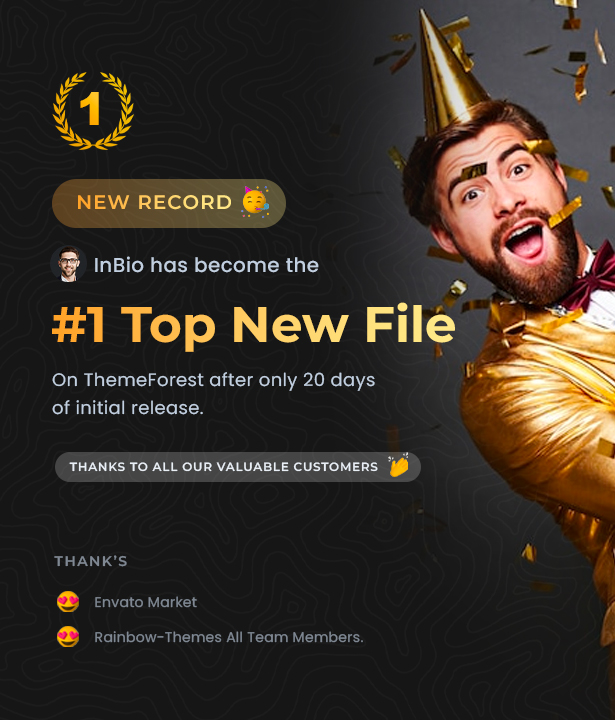 InBio - Personal Portfolio / Resume Theme - 5