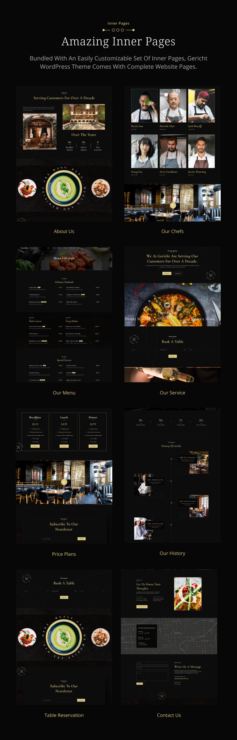 Gericht - Restaurant WordPress Theme - 7