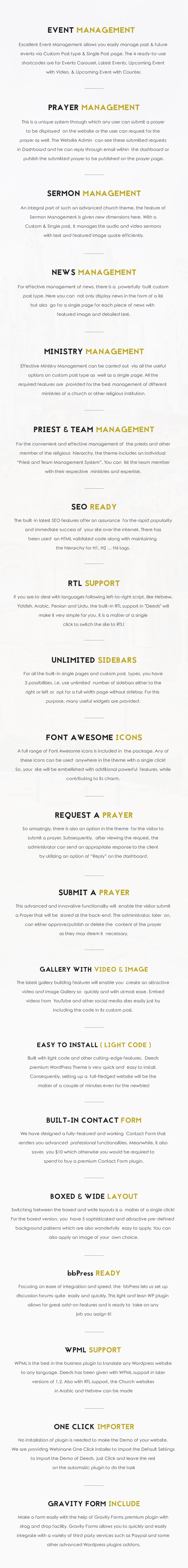 Deeds - Best Responsive Nonprofit Church WordPress Theme - 4