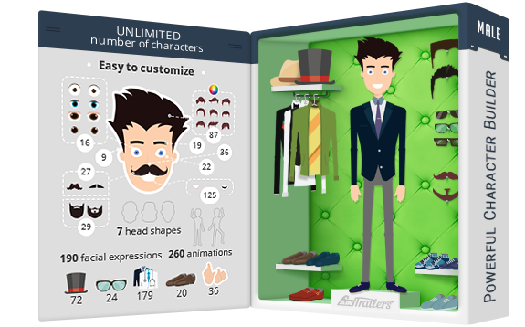 AinTrailers | Explainer Video Toolkit with Character Animation Builder - 27