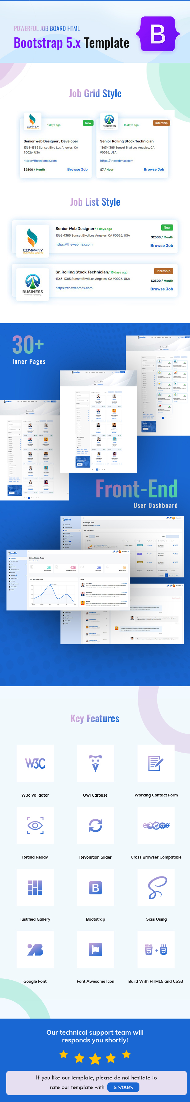 Job Board HTML Template - 5