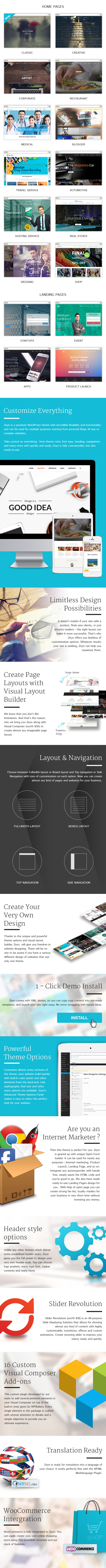 Zeyn - Multipurpose WordPress Theme - 1