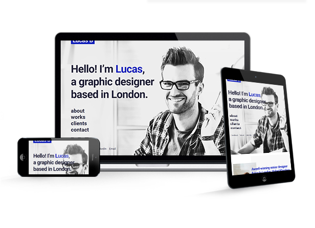 WowFolio - Responsive Portfolio / Resume Muse Template - 1