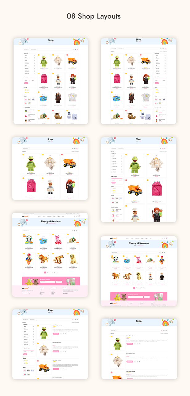 KidXtore - Kids Clothing and Toys Store Elementor WooCommerce WordPress Theme - 12