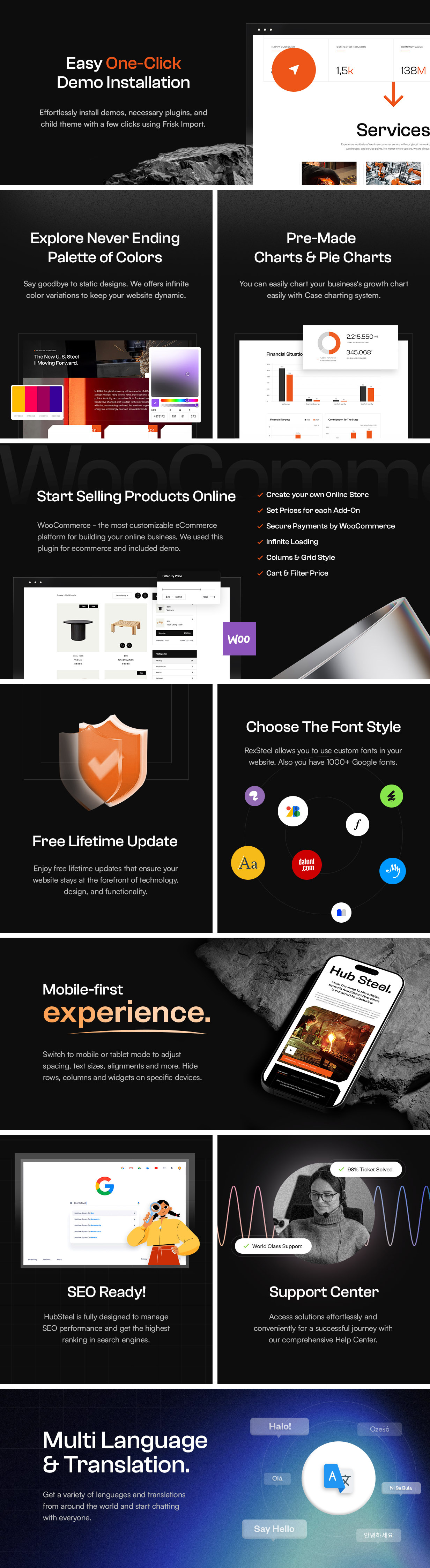 Hubsteel - Industrial & Factory WordPress Theme - 10